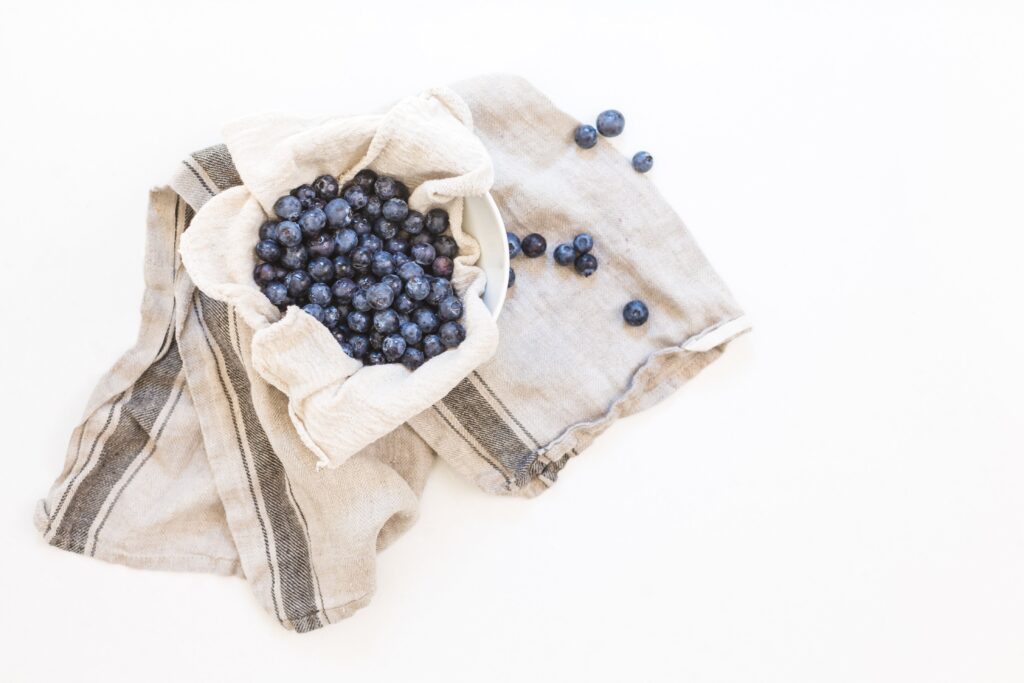 Blueberries ready to eat